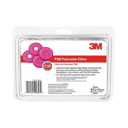 SCOTCH 3M P100 Paint Sanding Respirator 6000-Series 2097H2DC